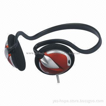 Colorful Behind the Neck Headphones with 5mW Maximum Input Power, 20Hz-20kHz Frequency Response
